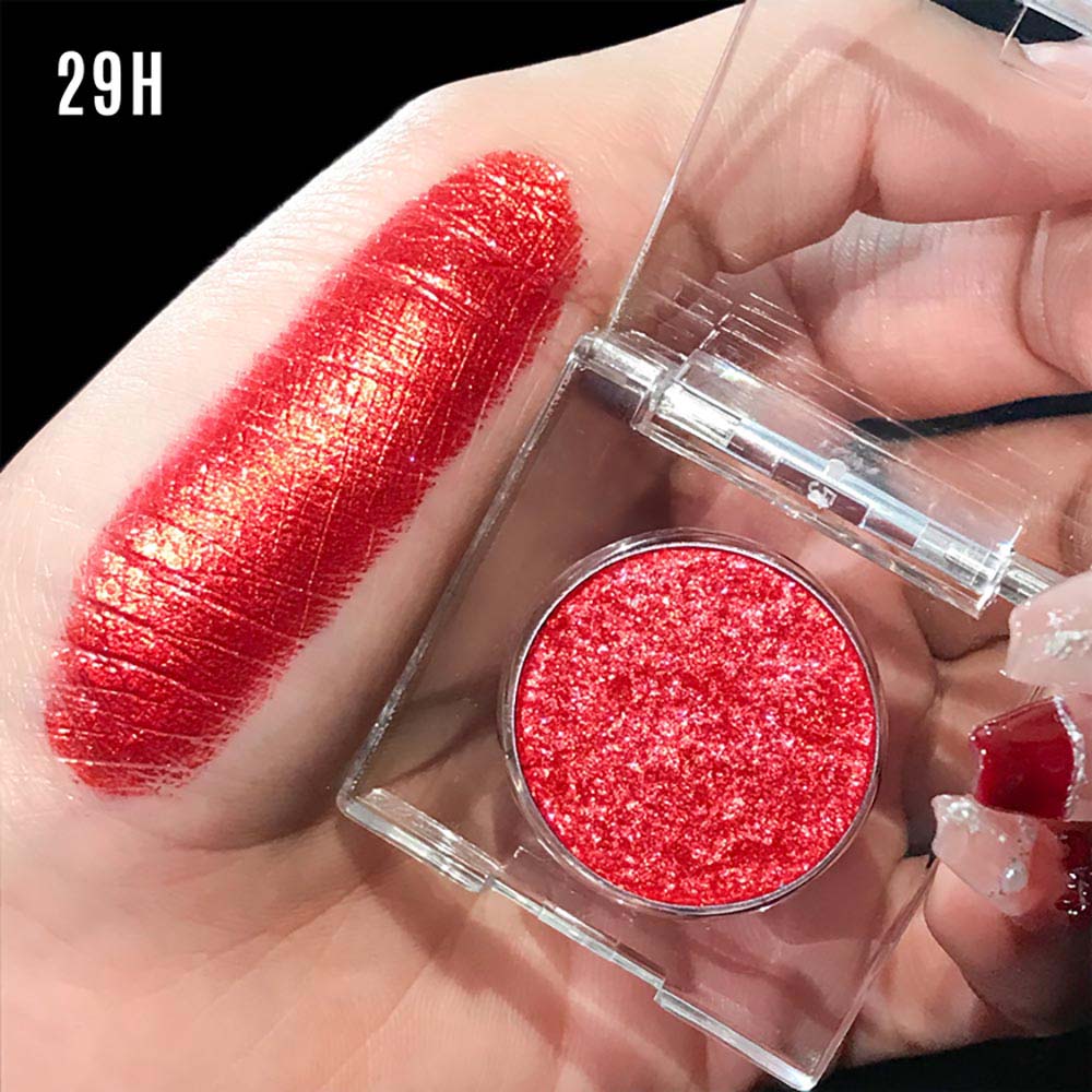 36-Color Chameleon Eyeshadow Powder Metallic Highlighter Vegan 26mm