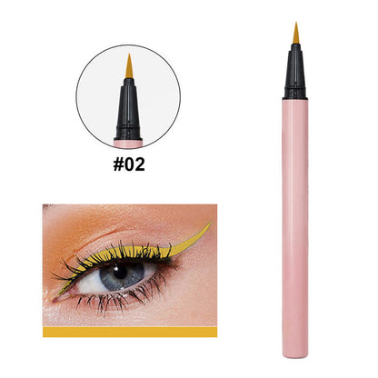24 color pink liquid eyeliner pencil colorful waterproof long lasting