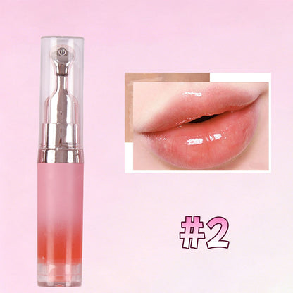 6-color Pressed Lip Gloss with Intensive Moisturizing Essence Hydrating Oil 8ml