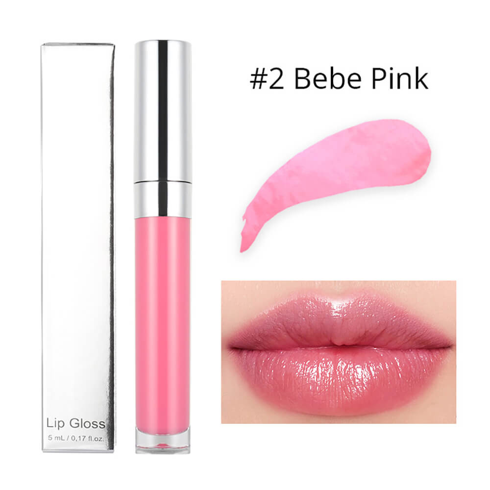20 Color High Shine Lip Gloss Nude Lip Glaze High Pigmented Plumping Vegan