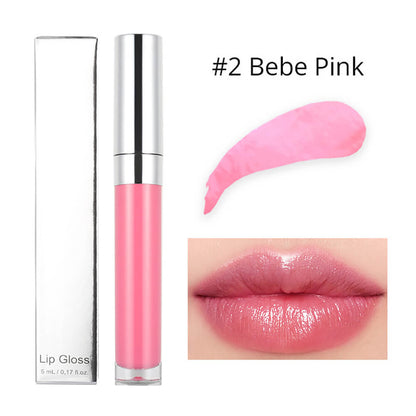 20 Color High Shine Lip Gloss Nude Lip Glaze High Pigmented Plumping Vegan