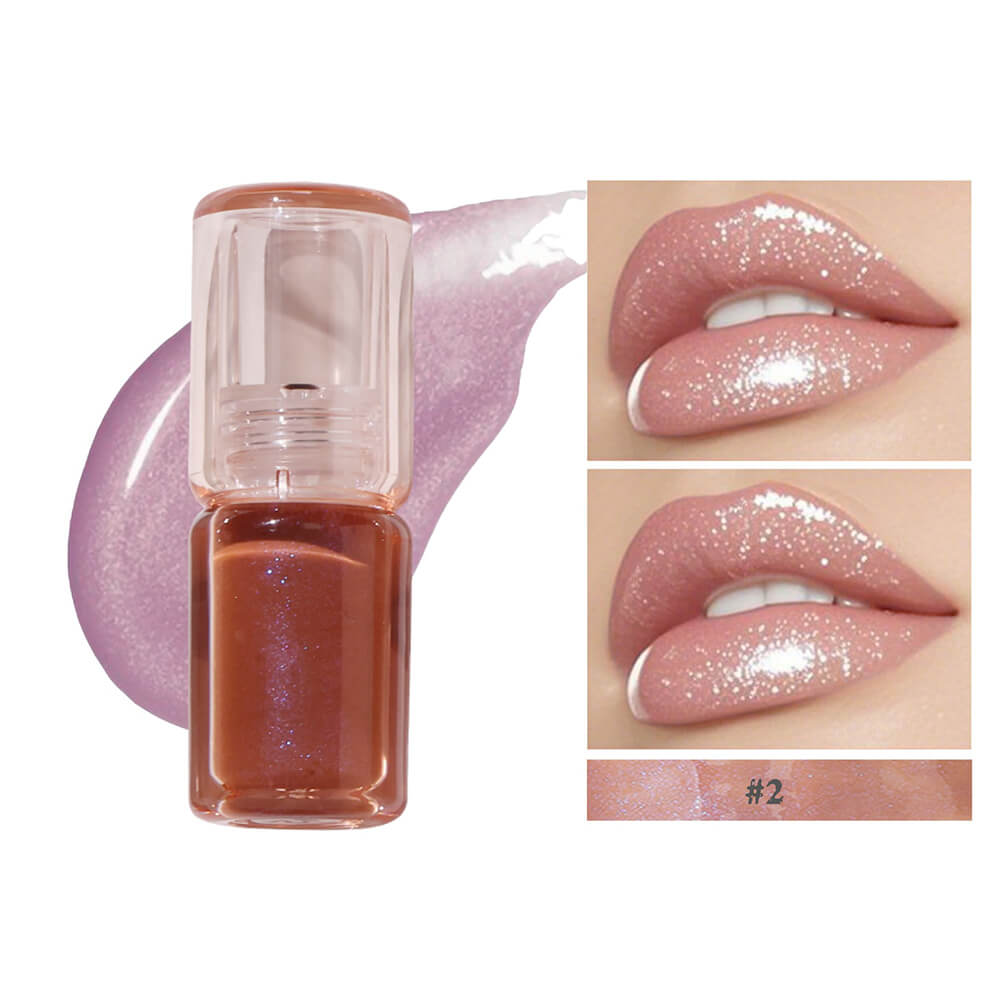 8-Color Lip Glaze Pearlescent Nourishing Moisturizing Shimmer Lip Gloss