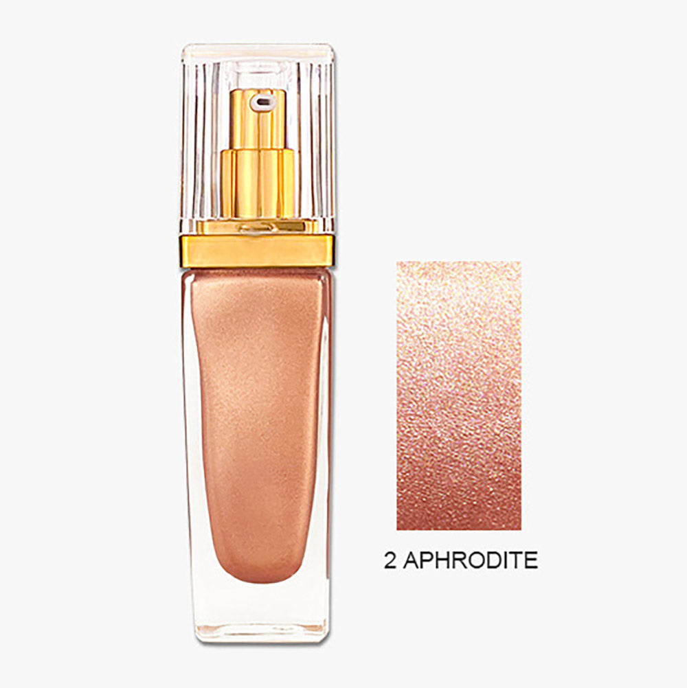 6 Color Liquid Highlighter Spray Face Body High Pigmented Long Lasting
