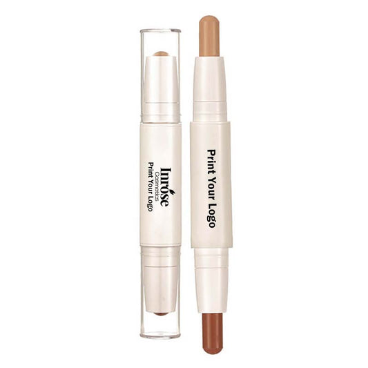 Stick contouring 3 couleurs double embout pour le nez, waterproof 
