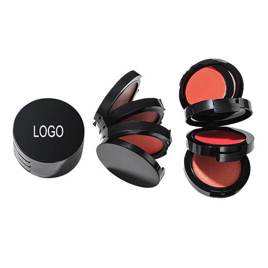 6 color 3 in 1 blush cream and highlighter powder long lasting