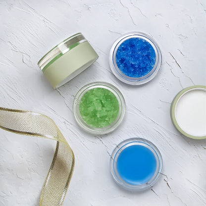 2 In 1 Lip Mask & Lip Scrub Lip Balm Exfoliation Moisturizing Lip Care With Lip Brush