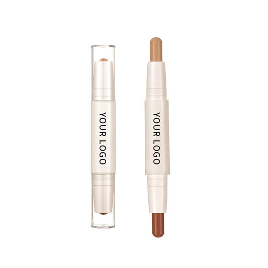3 color contour stick double-ended nose shadow waterproof