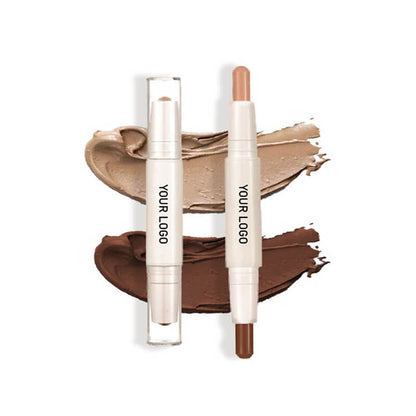 3 color contour stick double-ended nose shadow waterproof