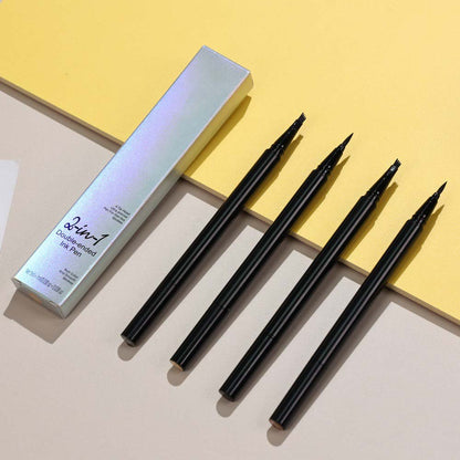 4 Color 2 In 1 Four-Pronged 4D Eyebrow Pencil Ultra-Fine Liquid Eyeliner Waterproof