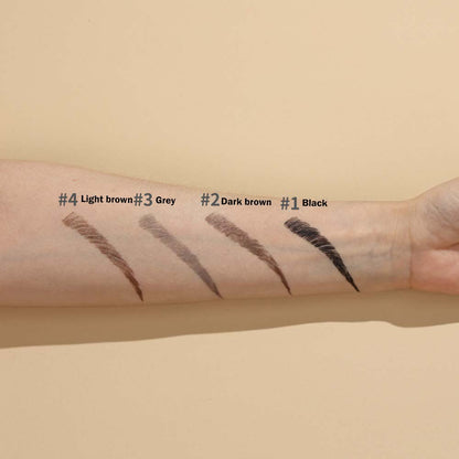 4 Color 2 In 1 Four-Pronged 4D Eyebrow Pencil Ultra-Fine Liquid Eyeliner Waterproof