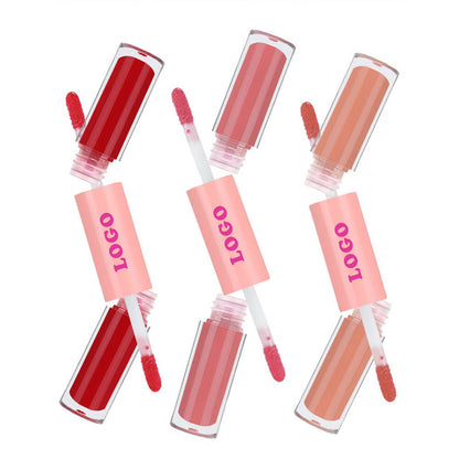 12 Color 2-In-1 Lip Gloss & Matte Liquid Lipstick Moisturizing Waterproof Vegan