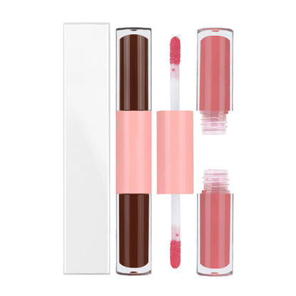 12 Color 2-In-1 Lip Gloss & Matte Liquid Lipstick Moisturizing Waterproof Vegan