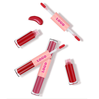12 Color 2-In-1 Lip Gloss & Matte Liquid Lipstick Moisturizing Waterproof Vegan