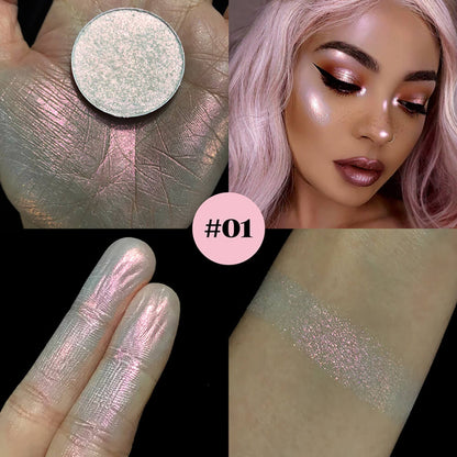 6-Color Chameleon Highlighter Powder Eyeshadow Nose Shadow Brighten 36mm