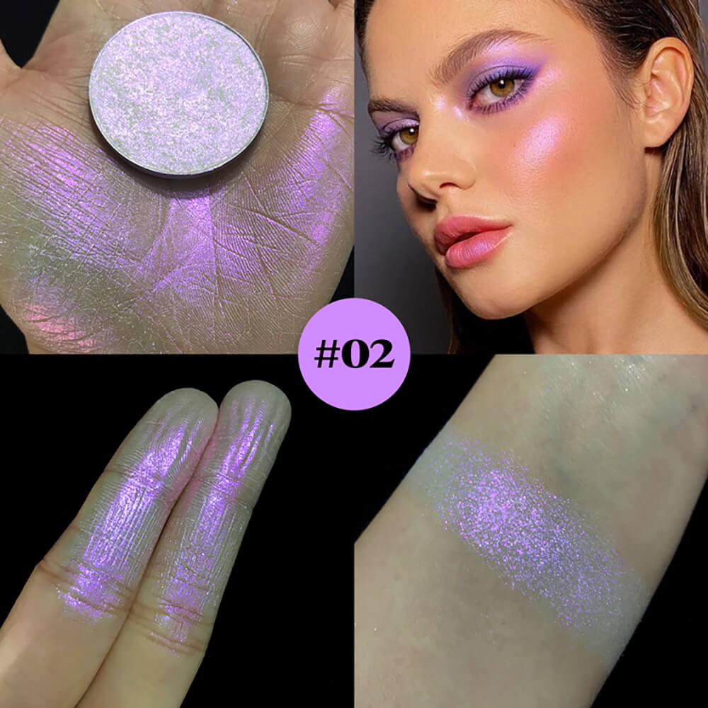 6-Color Chameleon Highlighter Powder Eyeshadow Nose Shadow Brighten 36mm