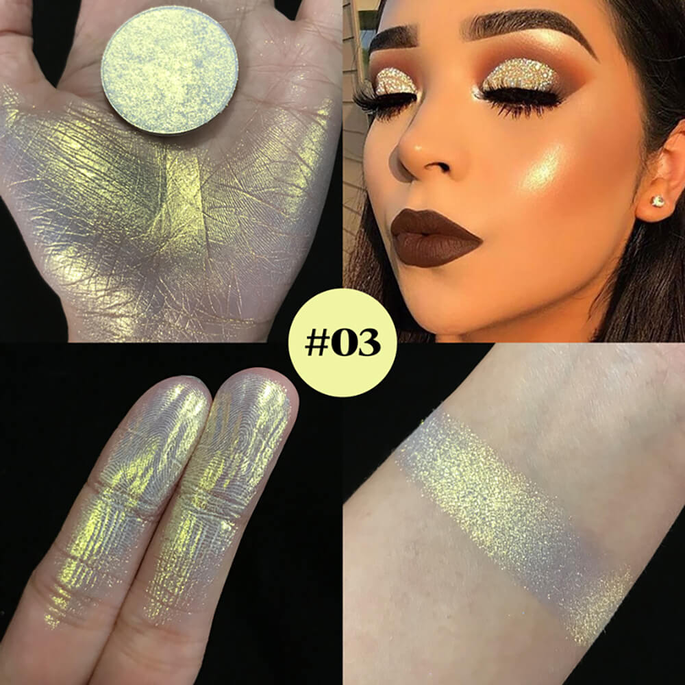 6-Color Chameleon Highlighter Powder Eyeshadow Nose Shadow Brighten 36mm