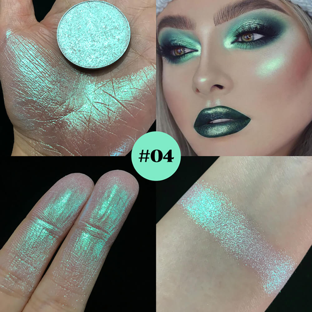 6-Color Chameleon Highlighter Powder Eyeshadow Nose Shadow Brighten 36mm