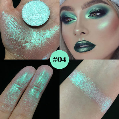 6-Color Chameleon Highlighter Powder Eyeshadow Nose Shadow Brighten 36mm