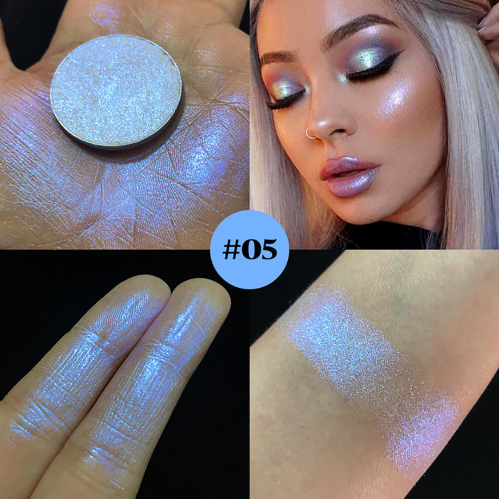 6-Color Chameleon Highlighter Powder Eyeshadow Nose Shadow Brighten 36mm