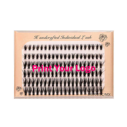 30D DIY eyelash segmented false eyelashes false lash six rows grafted