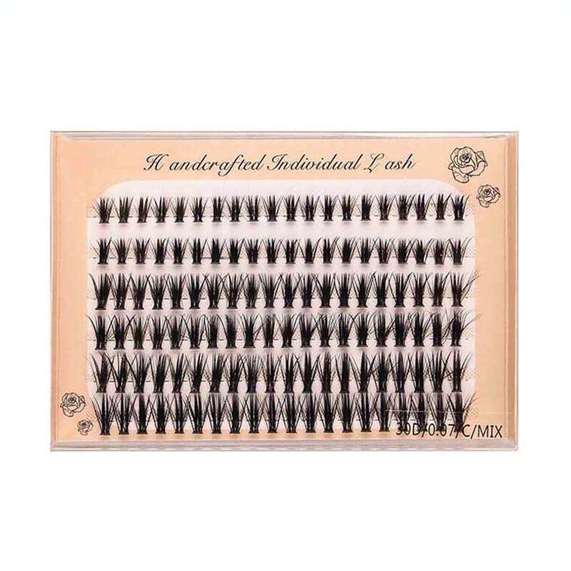 30D DIY eyelash segmented false eyelashes false lash six rows grafted