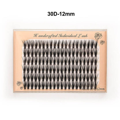 30D DIY eyelash segmented false eyelashes false lash six rows grafted