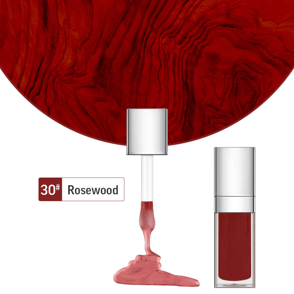 48 Colors Lip Oil Fruit Lip Gloss Lip Plumping Oil Vegan Moisturizing Silver-Plated Tube