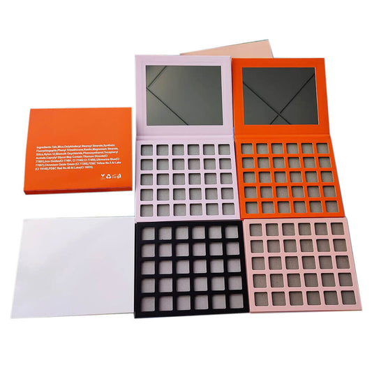 30 color DIY eyeshadow palette square color 22mm high pigmented waterproof