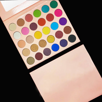 30 color pink eyeshadow palette matte high pigmented waterproof