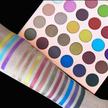 30 color pink eyeshadow palette matte high pigmented waterproof
