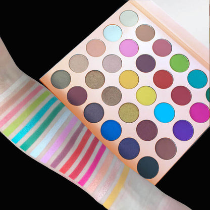 30 color pink eyeshadow palette matte high pigmented waterproof