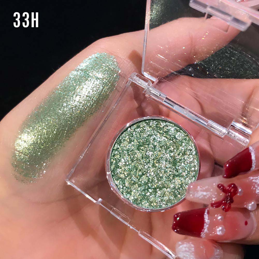 36-Color Chameleon Eyeshadow Powder Metallic Highlighter Vegan 26mm