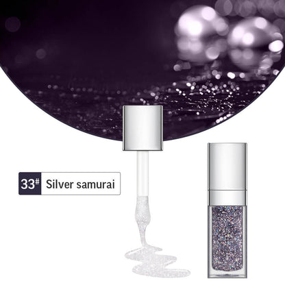 48 Colors Lip Oil Fruit Lip Gloss Lip Plumping Oil Vegan Moisturizing Silver-Plated Tube