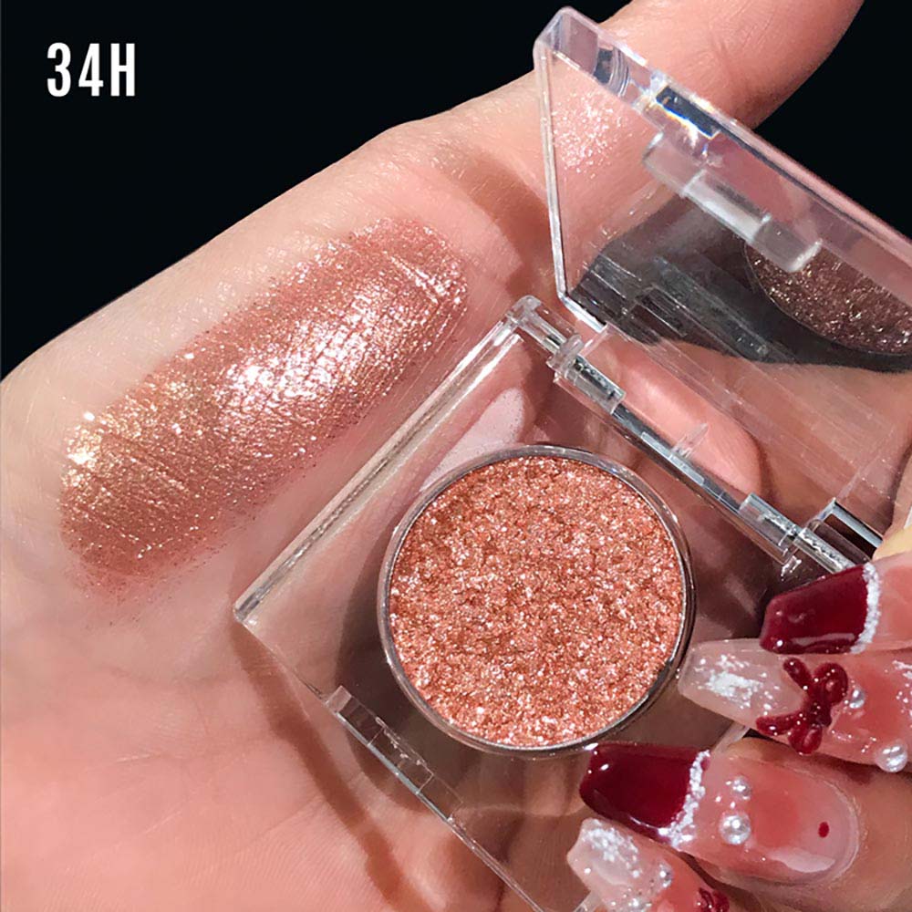 36-Color Chameleon Eyeshadow Powder Metallic Highlighter Vegan 26mm