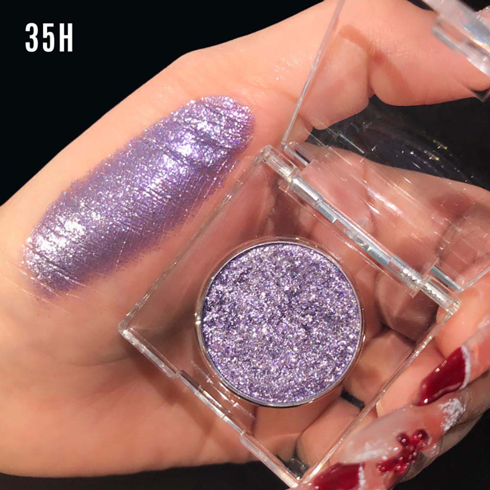 36-Color Chameleon Eyeshadow Powder Metallic Highlighter Vegan 26mm