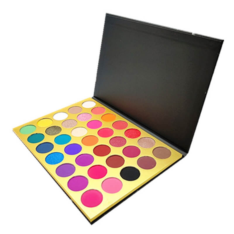 35 color eyeshadow palette matte marble black high pigmented waterproof