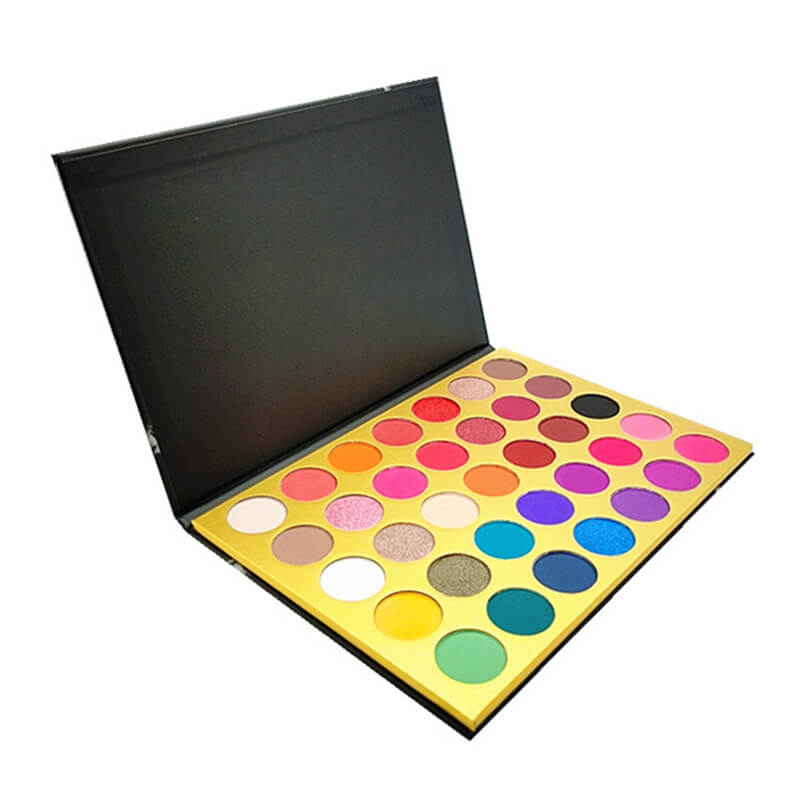 35 color eyeshadow palette matte marble black high pigmented waterproof