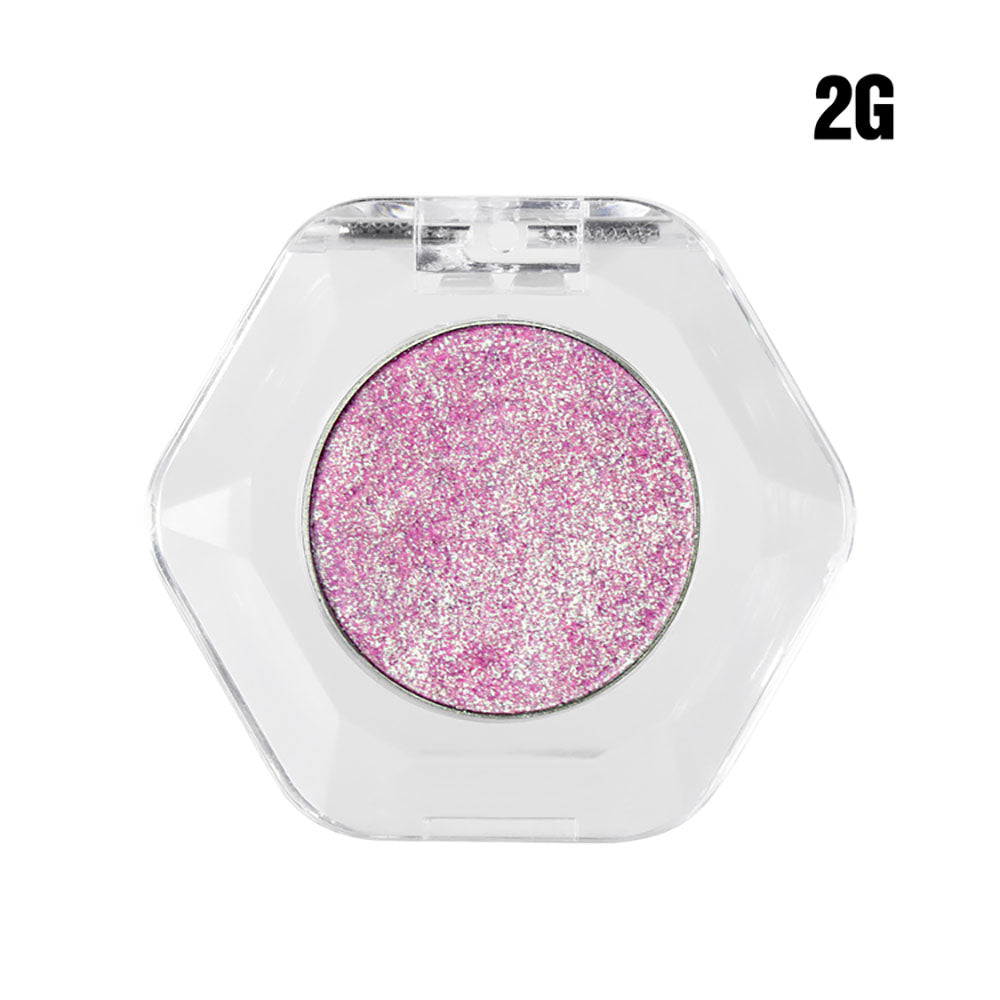 46-Color Chameleon Eyeshadow Powder High Pigment Metallic Highlighter 26MM