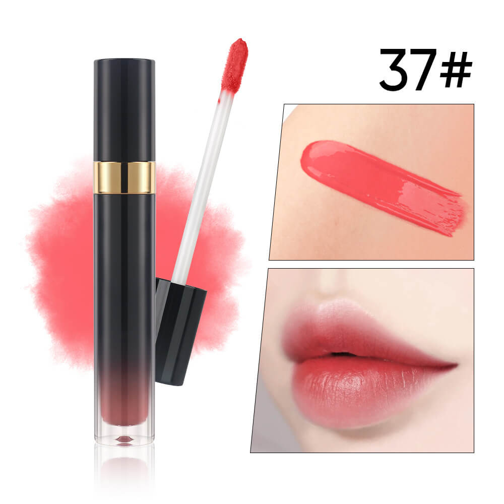 10-Shade Nude Lip Glaze High Pigmented Smudge-Proof Lip Tint Private Label