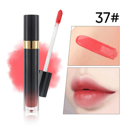 10-Shade Nude Lip Glaze High Pigmented Smudge-Proof Lip Tint Private Label
