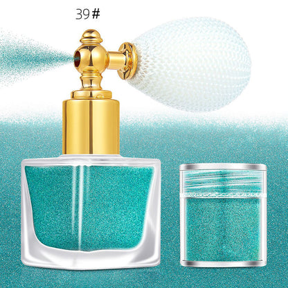 26 color highlighter powder glitter spray for face body hair (1 bottle of spray + 1 refill)