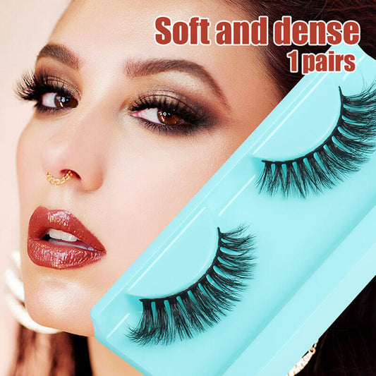 False eyelashes fake lash chemical fiber natural curling long wear