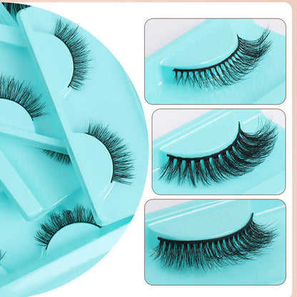 False eyelashes fake lash chemical fiber natural curling long wear