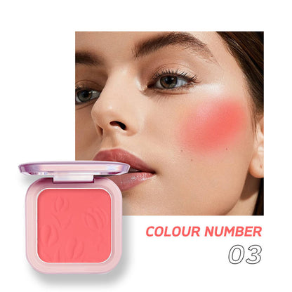 9 color blush palette cheek brighten powder high pigmented waterproof