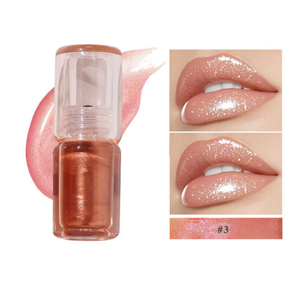 8-Color Lip Glaze Pearlescent Nourishing Moisturizing Shimmer Lip Gloss