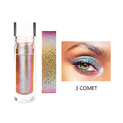 6 Color Chameleon Liquid Eyeshadow Metallic Highlighter Holographic Lipstick