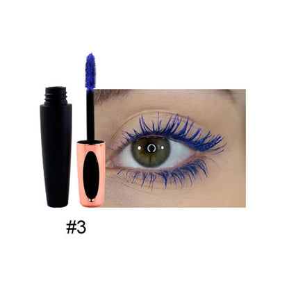 10-Color Colored Mascara 3D Full Volume Waterproof Thick Curling Long Lasting Vegan