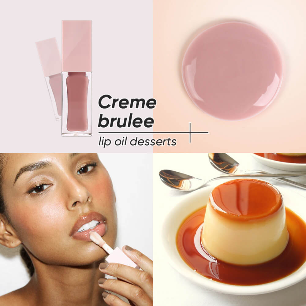 8-Color Lip Oil Plumping Fruit Flavor Lip Gloss Moisturizing Nourishing Vegan