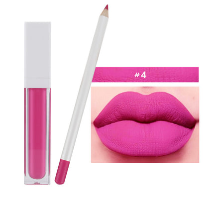 21 Color Liquid Lipstick & Lip Liner Set Matte Waterproof Long Lasting Vegan