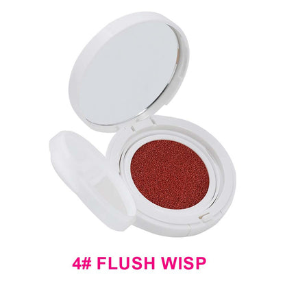 6-Color Air Cushion Liquid Blush Matte Finish High Pigment Long-Lasting Waterproof